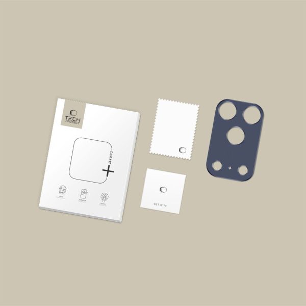 Camalloy Fit+ kameras vāciņš iPhone 17 Pro Max — tumši zils