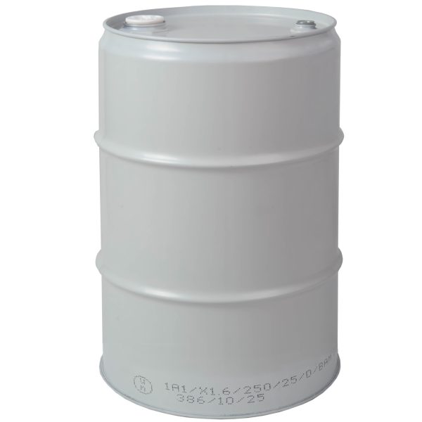 Tērauda metāla muca TH 60L, 2 un 3/4 aizbāžņi, ar krānu, sertificēta - PELĒKA