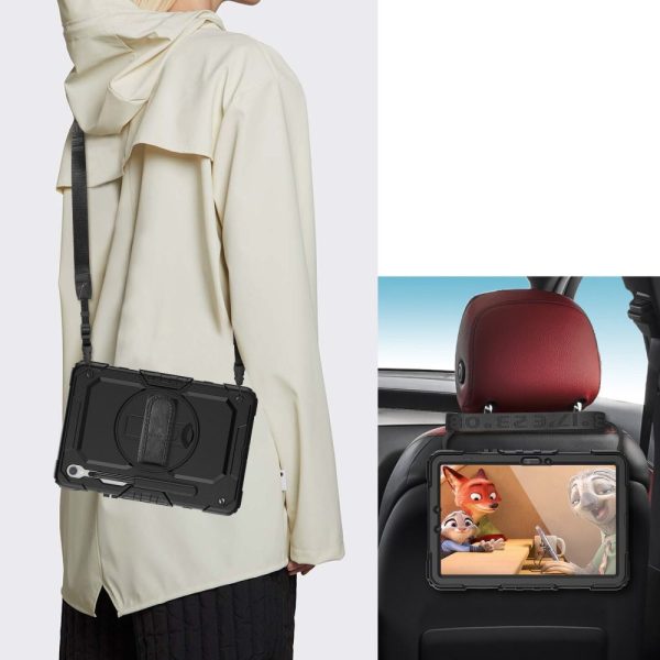 1032518-3-etui-z-podstawka-uchwytem-smycza-tab-s9-tech-protect-hurtownia-dropshipping.jpg Vāciņš ar statīvu un aukliņu Samsung Galaxy Tab S9 FE 10.9'' X510 / X516B Solid360 - melns