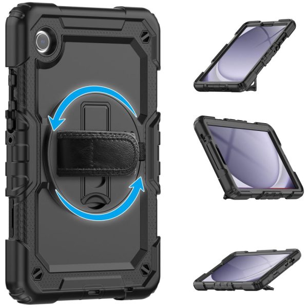 1032519-2-etui-z-podstawka-uchwytem-smycza-tab-a9-tech-protect-hurtownia-dropshipping.jpg Vāciņš ar statīvu un aukliņu Samsung Galaxy Tab A9+ 11.0 X210 / X215 / X216 Solid360 - melns