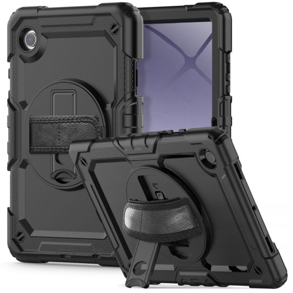 1032519-3-etui-z-podstawka-uchwytem-smycza-tab-a9-tech-protect-hurtownia-dropshipping.jpg Vāciņš ar statīvu un aukliņu Samsung Galaxy Tab A9+ 11.0 X210 / X215 / X216 Solid360 - melns