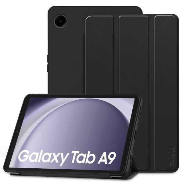 Vāciņš ar statīvu Samsung Galaxy Tab A9 8.7'' X110 / X115 SmartCase - melns
