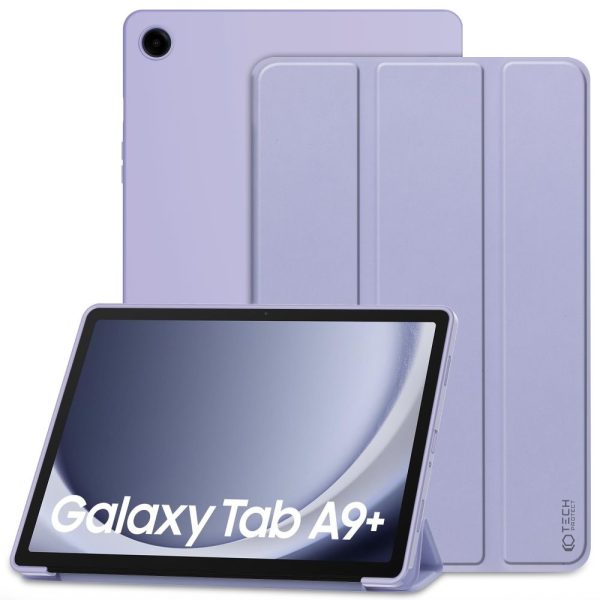 1032523-1-etui-z-podstawka-na-samsung-galaxy-tab-a9-tech-protect-hurtownia-dropshipping.jpg Vāciņš ar statīvu Samsung Galaxy Tab A9+ 11'' X210 / X215 / X216 SmartCase - violets