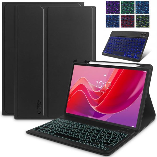 Aizsargmaciņš ar tastatūru Lenovo Tab M11 11'' TB-330 SC Pen - melns