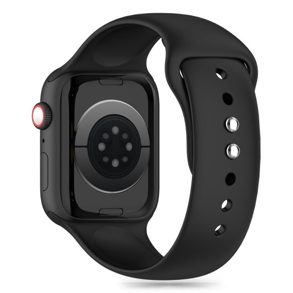 1032536-3-pasek-silikonowy-na-apple-watch-4-5-6-7-8-tech-protect-hurtownia-dropshipping.jpg Silikona siksniņa Apple Watch 4 / 5 / 6 / 7 / 8 / 9 / SE / Ultra 1 / 2 42 44 45 49 mm - melna