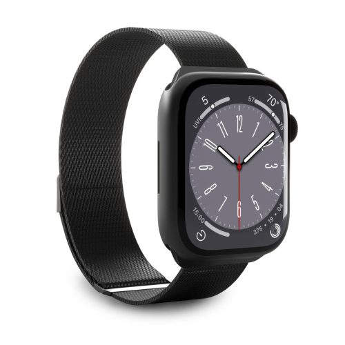 Apple Watch siksniņa 42 44 45 49 mm Milanese - melna