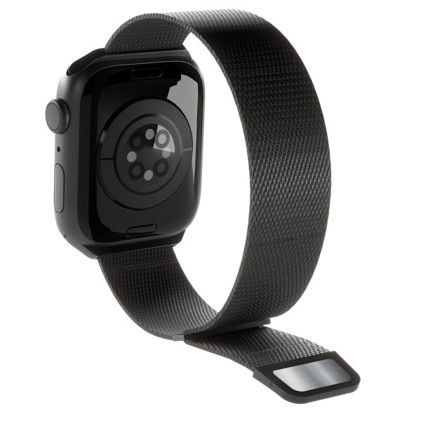 Apple Watch siksniņa 42 44 45 49 mm Milanese - melna