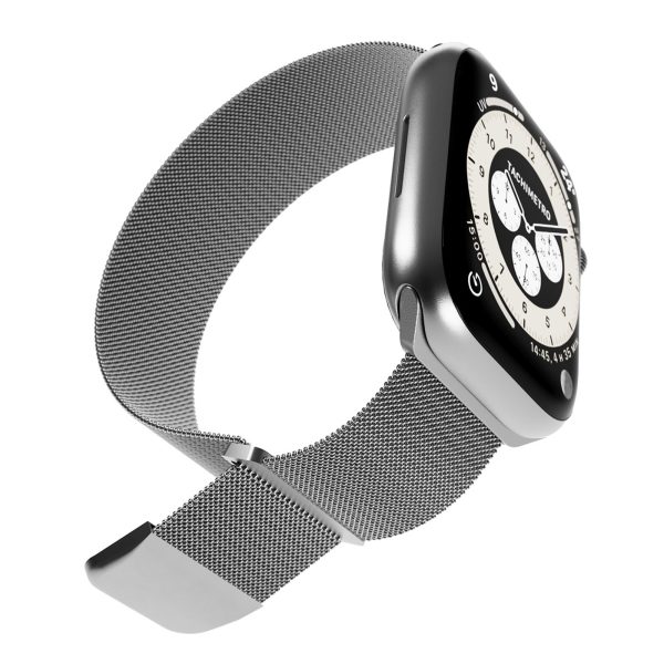 Apple Watch nerūsējošā tērauda Milanese siksniņa 38/40/41 mm - sudrabs