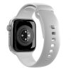 Silikona siksniņa Apple Watch 42 44 45 49 mm Icon balta - 2 gab.