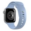Silikona siksniņa Apple Watch 42 44 45 49 mm Icon gaiši zila - 2 gab.