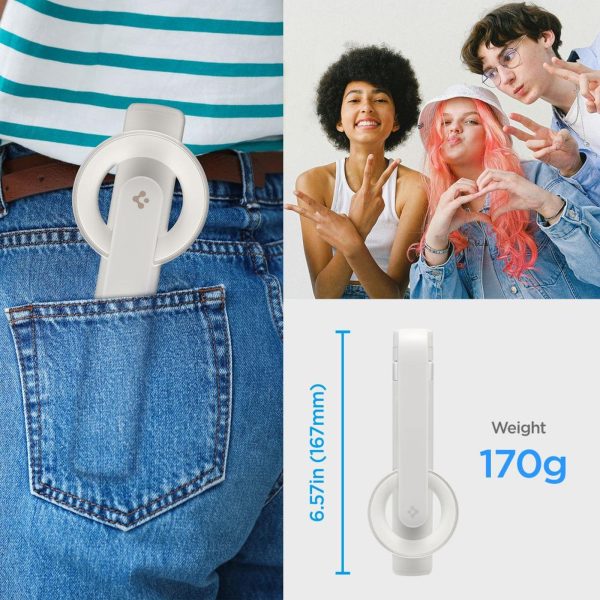Selfiju nūja ar MagSafe Bluetooth statīvu - bēša