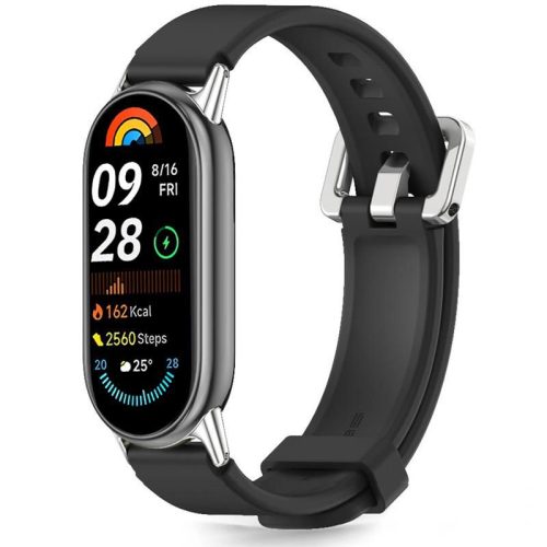 Siksniņa Xiaomi Smart Band 8 / 9 / 10 / NFC IconBand Classic - melna