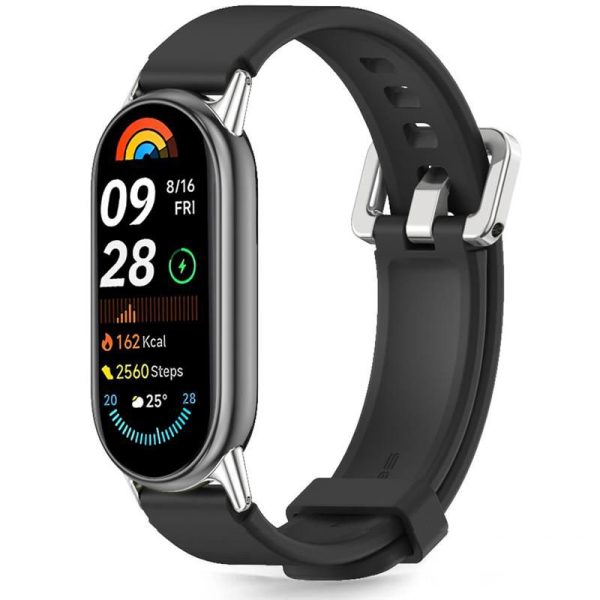 1032597-1-pasek-na-xiaomi-smart-band-8-9-10-tech-protect-hurtownia-dropshipping.jpg Siksniņa Xiaomi Smart Band 8 / 9 / 10 / NFC IconBand Classic - melna
