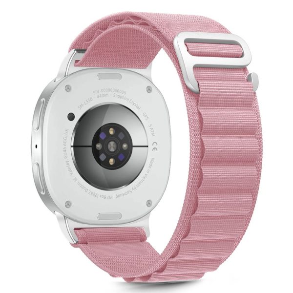 Samsung Galaxy Watch 40/44/46 mm neilona svītru siksniņa - rozā