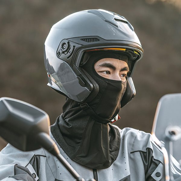 Balaklava sejai, motociklam, velosipēdam, ziemai, izolēta - melna