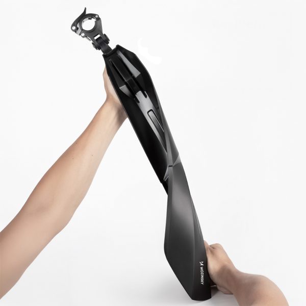 Universāls priekšējo un aizmugurējo dubļu sargu komplekts 24-28 collu riteņiem - melns