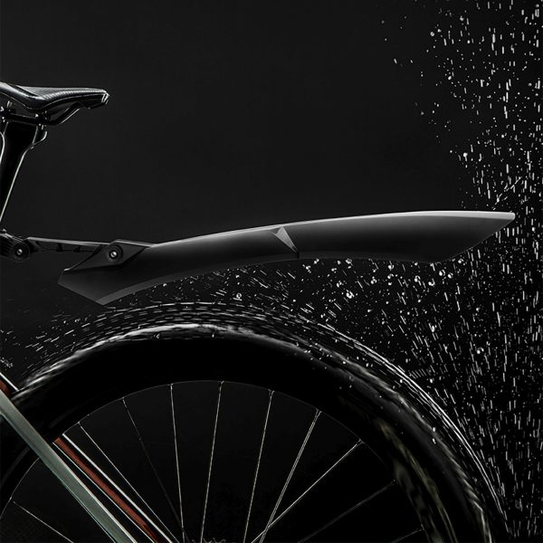 Universāls priekšējo un aizmugurējo dubļu sargu komplekts 24-28 collu riteņiem - melns