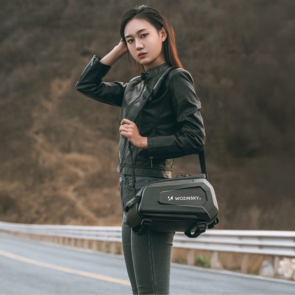 Stingra velosipēda soma bagāžniekam 9l - melna