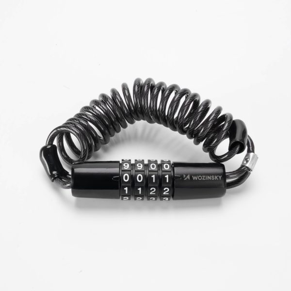 1032628-2-blokada-zapiecie-zabezpieczenie-do-roweru-kasku-wozinsky-hurtownia-dropshipping.jpg Velosipēda ķiveres slēdzene ar kodu - melna