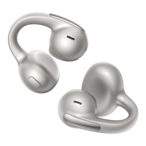 Bowie MC1 Pro OWS bezvadu austiņas ar atvērtu korpusu un klipšiem - sudrabkrāsas