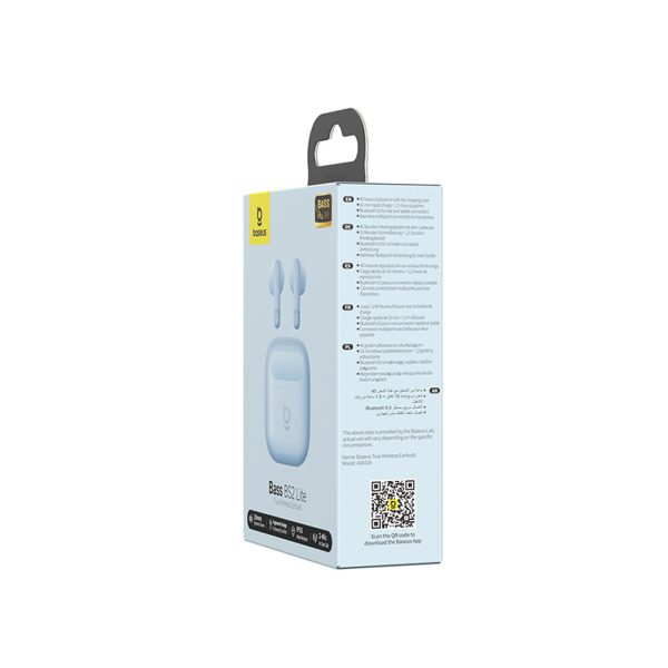 Bass BS2 Lite TWS bezvadu austiņas - zilas