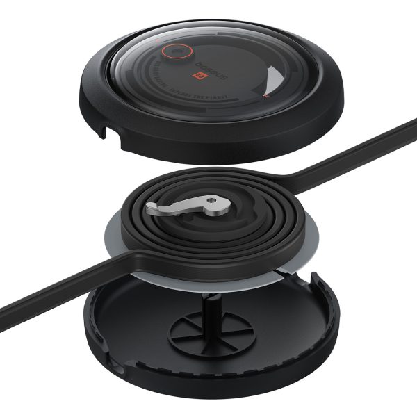 3-in-1 izvelkams kabelis USB-A - MicroUSB/Lightning/USB-C 100W 1.1m - melns