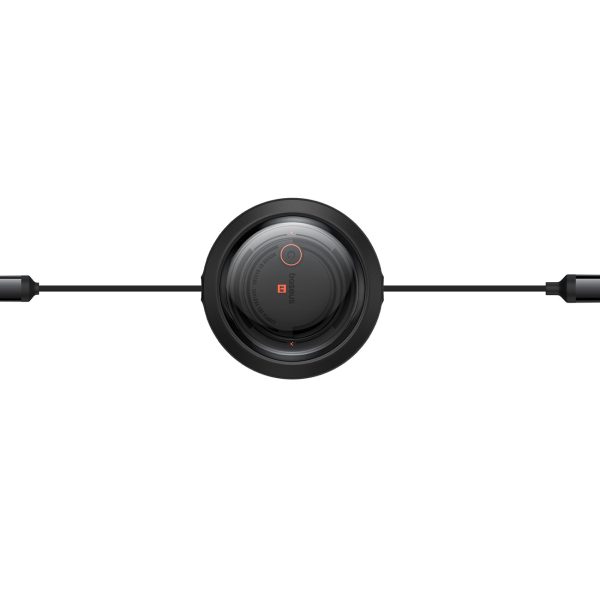 3-in-1 izvelkams kabelis USB-A - MicroUSB/Lightning/USB-C 100W 1.1m - melns