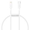 1032656-1-kabel-przewod-usb-c-iphone-lightning-baseus-hurtownia-dropshipping.jpg USB-C kabelis - iPhone Lightning Superior sērija 20W PD 25cm - balts