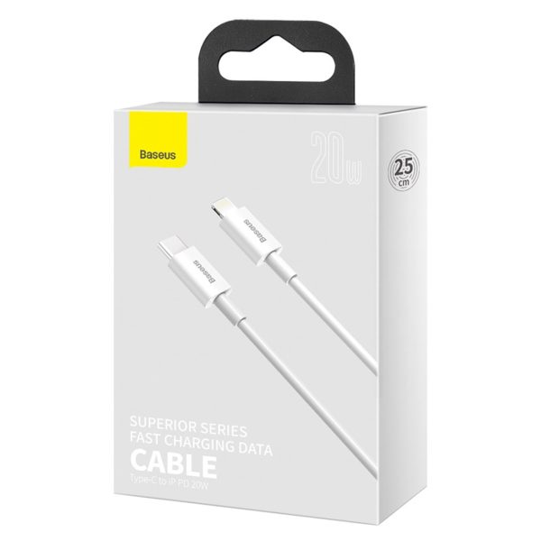 1032656-9-kabel-przewod-usb-c-iphone-lightning-baseus-hurtownia-dropshipping.jpg USB-C kabelis - iPhone Lightning Superior sērija 20W PD 25cm - balts
