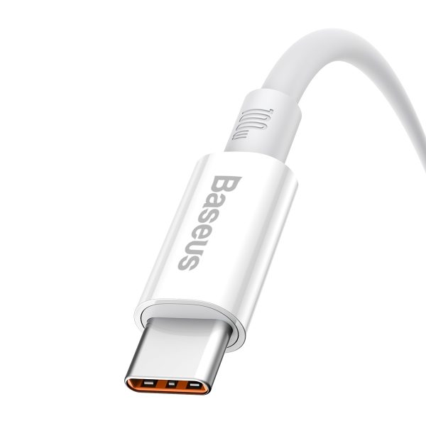 Superior Series 100W 25cm USB-A - USB-C kabelis - balts