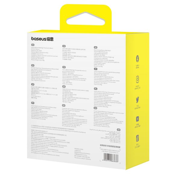 Gravity automašīnas tālruņa turētājs gaisa atverei - pelēks