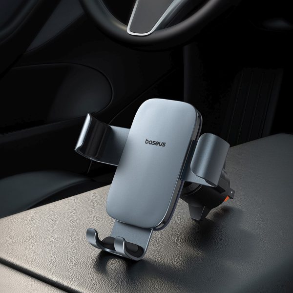 Gravity automašīnas tālruņa turētājs gaisa atverei - pelēks