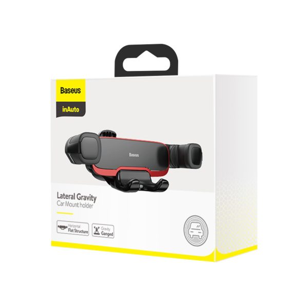 Gravity automašīnas telefona turētājs gaisa atverei - melns