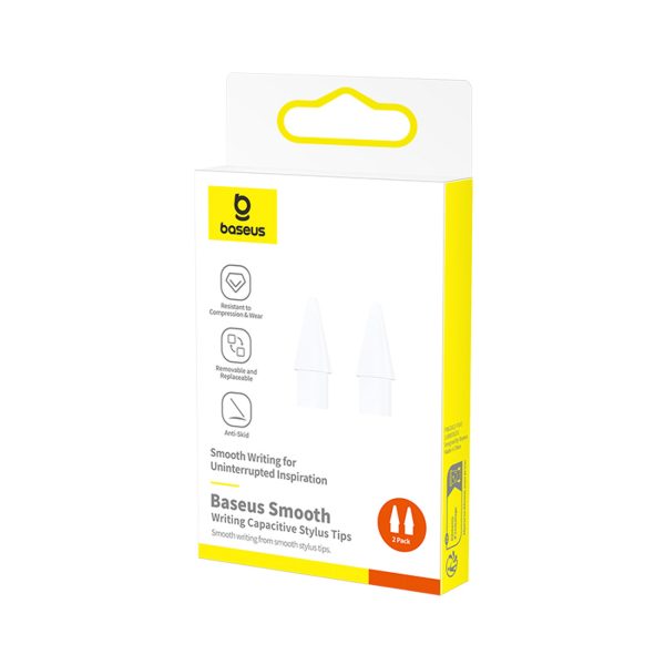 Smooth Writing kapacitatīvā irbuļa rezerves uzgaļi, balti - 2 gab.