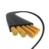 USB-C Free2Pull Mini 100W ievelkams kabelis 1,5 m - melns