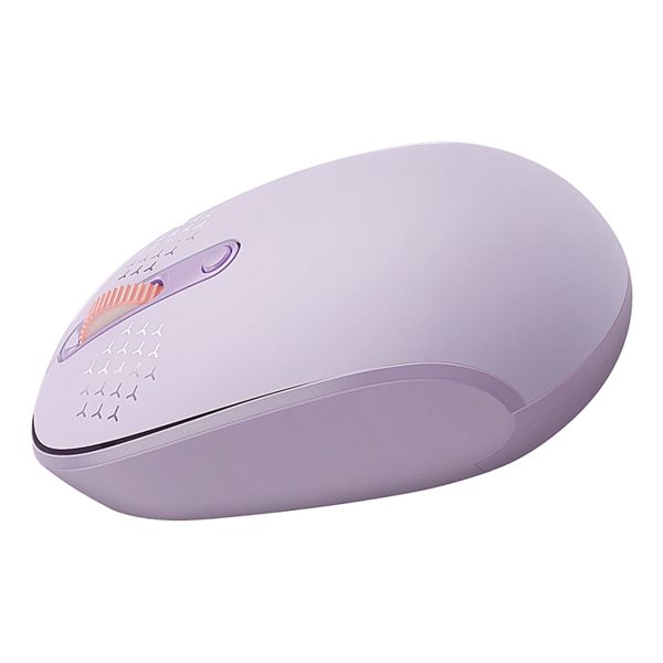 Bezvadu pele 3 savienojuma režīmi 2,4 GHz Bluetooth 3.0 5.0 F01B - violeta