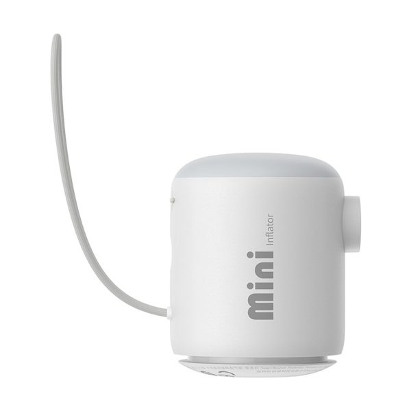 Pārnēsājams uzlādējams ceļojumu sūknis ar 4 USB-C uzgaļiem - balts