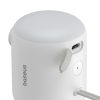 Pārnēsājams uzlādējams ceļojumu sūknis ar 4 USB-C uzgaļiem - balts