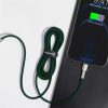 USB-C - iPhone Lightning kabelis Cafule PD 20W 1m - zaļš
