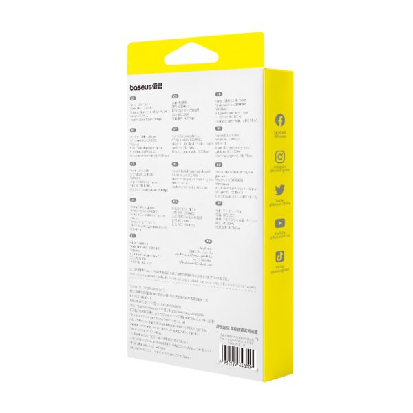 USB-C zivs acs spirālveida kabelis 100W 1m - melns