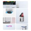 1032695-10-stacja-dokujaca-z-kieszeniami-na-dyski-orico-hurtownia-dropshipping.jpg Dokstacija ar M.2 SATA cieto disku nodalījumiem līdz 56 TB - sudraba krāsā