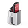1032695-4-stacja-dokujaca-z-kieszeniami-na-dyski-orico-hurtownia-dropshipping.jpg Dokstacija ar M.2 SATA cieto disku nodalījumiem līdz 56 TB - sudraba krāsā
