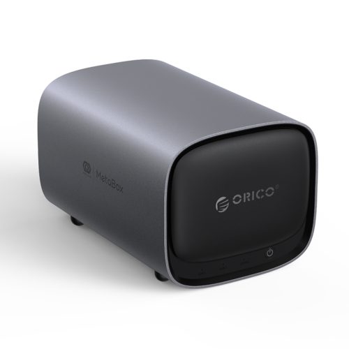 N5100 8 GB DDR4 M.2 NVMe SATA tīklam pievienots disku masīvs līdz 76 TB - pelēks