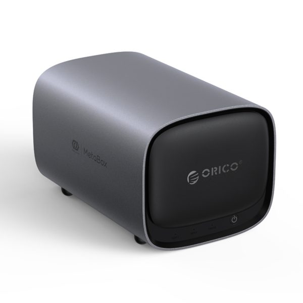 N5100 8 GB DDR4 M.2 NVMe SATA tīklam pievienots disku masīvs līdz 76 TB - pelēks