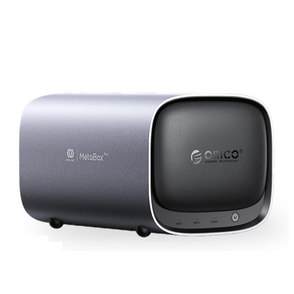 N5100 8 GB DDR4 M.2 NVMe SATA tīklam pievienots disku masīvs līdz 76 TB - pelēks