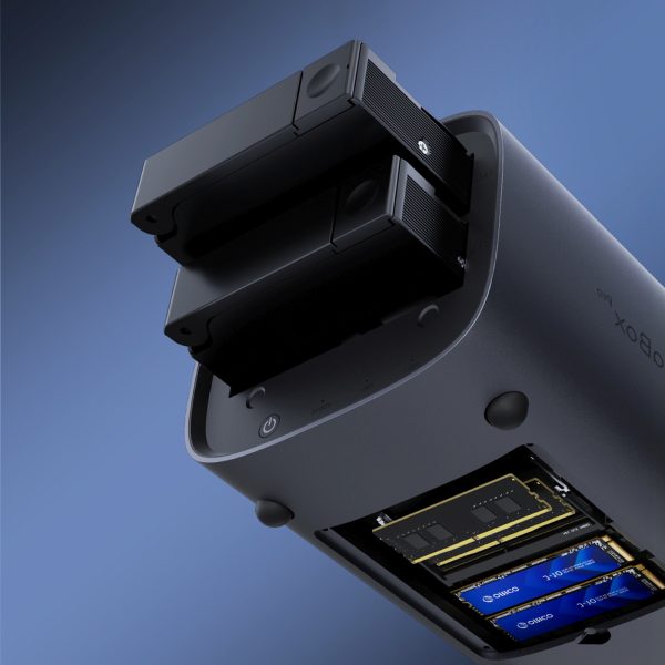 N5100 8 GB DDR4 M.2 NVMe SATA tīklam pievienots disku masīvs līdz 76 TB - pelēks