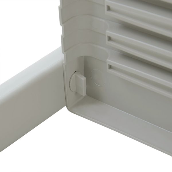 Izturīgs dārza baseina kafijas galdiņš ar plauktu - BĒŠA