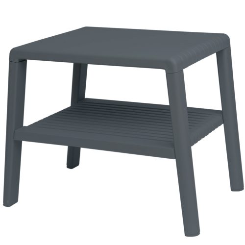 1032730-1-wytrzymaly-stolik-basenowy-kawowy-do-ogrodu-z-polka-antracyt-hurtownia-dropshipping.jpg Izturīgs biljarda kafijas galdiņš dārzam vai terasei ar plauktu - ANTRACĪTS