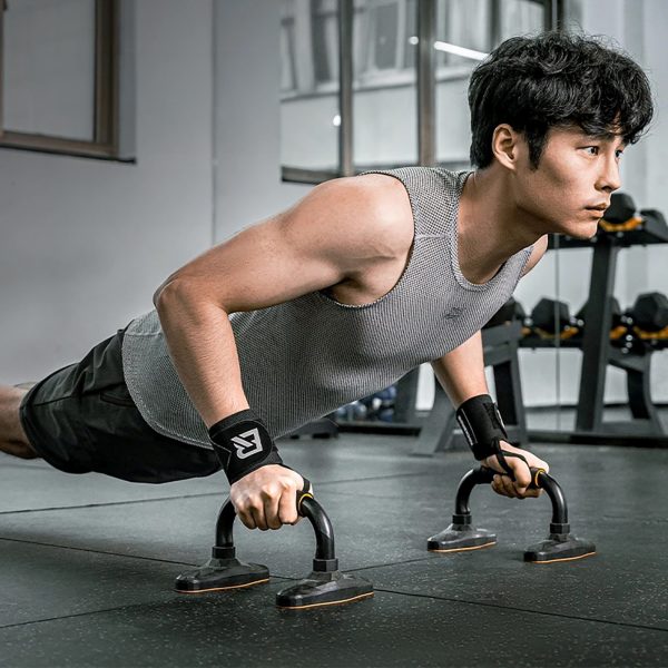 Sporta plaukstas locītavas stabilizējošā josla, melna - 2 gab.