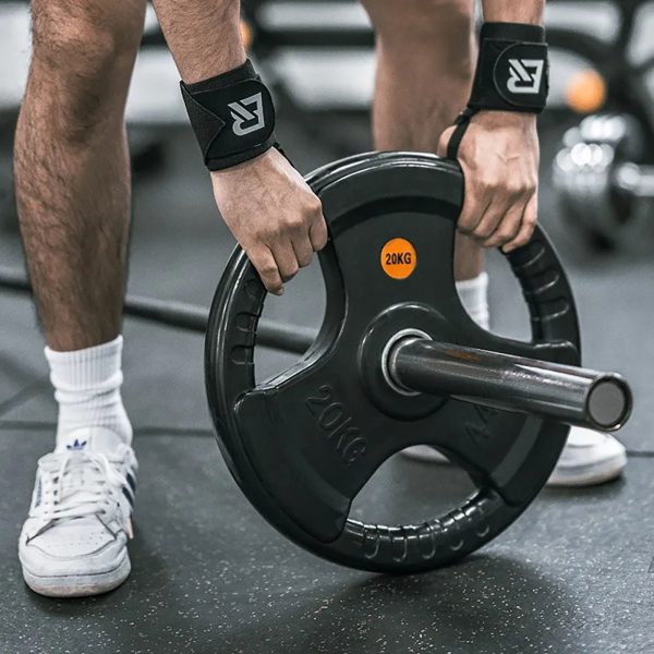 Sporta plaukstas locītavas stabilizējošā josla, melna - 2 gab.